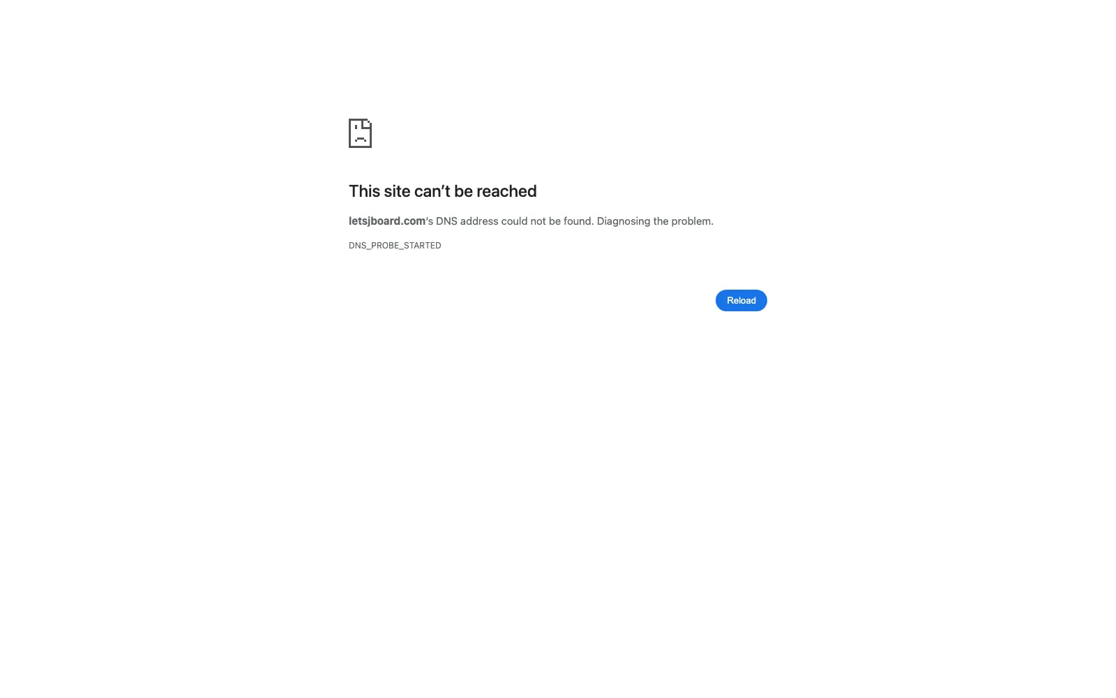JBoard homepage screenshot